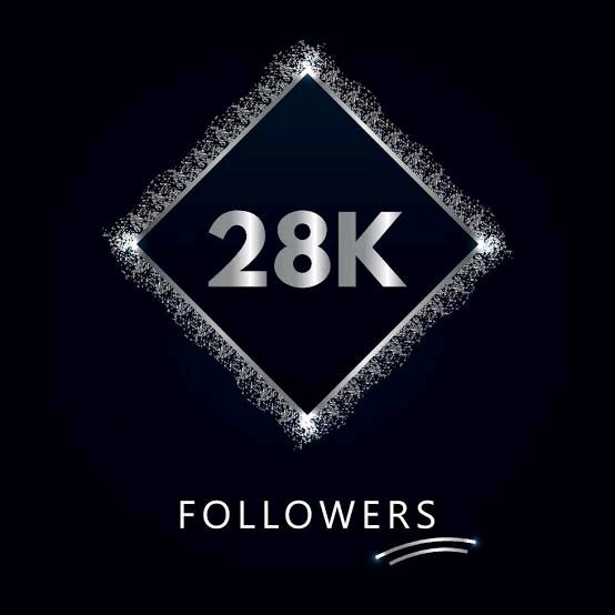 Cheers to 28k fam. Thanks for your unwavering support. I appreciate you.❤️💪