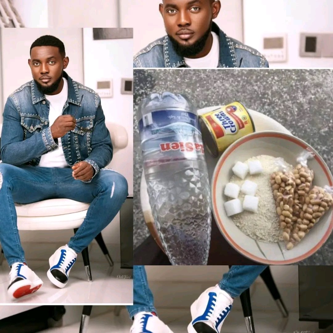 FROM @AYCOMEDIAN: Even to drink Garri for Naija...😀
Three Crowns Milk = N870
Bottle Water = N350
Sugar = N100
Groundnut = N300
Garri one cup = N500
Total = N2120

ORDINARY GARRI ooo don turn BIG MAN FOOD 😭😭