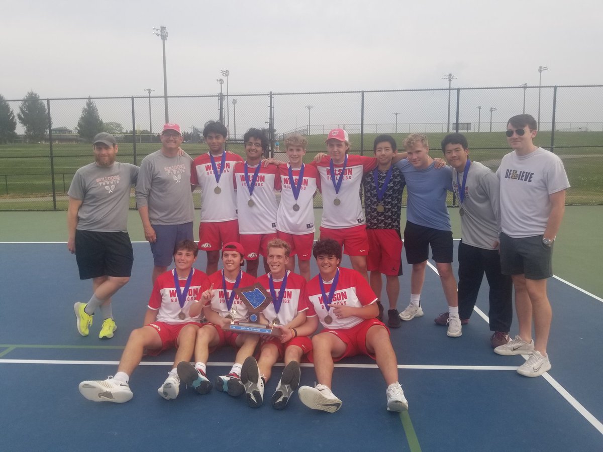 CONGRATULATIONS to our Boys Tennis team...2023-2024 BCIAA Champions!  Way to go, boys!  We are #BulldogProud of you!  #WilsonSD