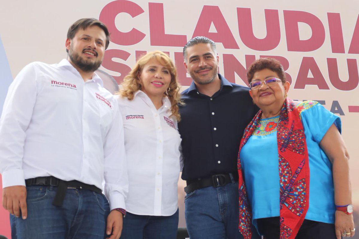 El progreso y bienestar se reforzarán en Milpa Alta con @rivero_octavio y @ClaraBrugadaM! Fortalecemos nuestros lazos @tapia_vanegas, @JoseCarlosXoch con nuestra próxima Presidenta Dra. @Claudiashein para ganar.