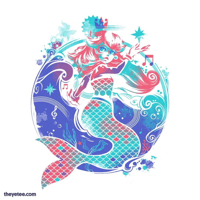 None can resist her siren song! Designed by  #dailytees  