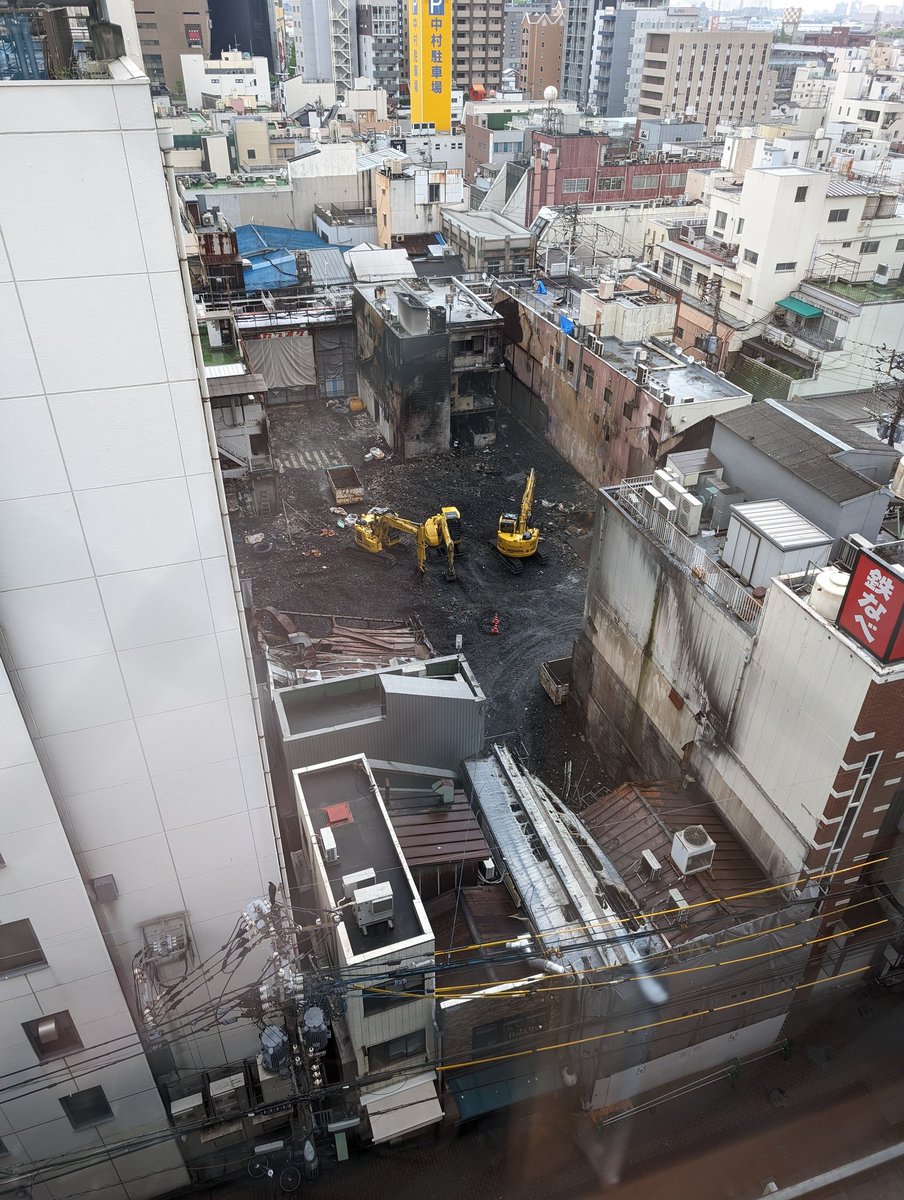 お正月の火災現場を見下ろす部屋でした…
火事は怖いです(-_-;)