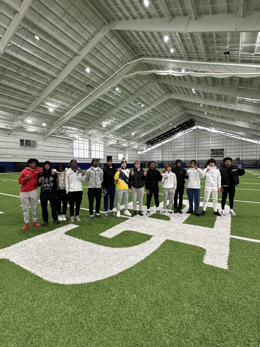 Thank you <a href="/UBFootball/">UB Football</a> for hosting our 18u 2025 team. We were very impressed with the facilities and presentation. S/O Coach <a href="/Biggame_24/">Coach Caleb Haynes</a> for connecting us with recruiting; <a href="/IanFriedFB/">Ian Fried</a> <a href="/Rich_Massaro/">Rich Massaro</a> <a href="/StenHomme/">Sten Homme</a> and other position coaches. 
<a href="/IndyWeOutHere/">IndyWeOutHere ‼️</a> <a href="/IndianaPreps/">Indiana Preps</a>
