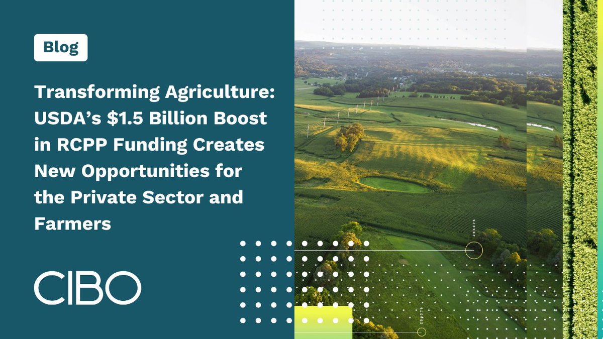 CIBOTech's tweet image. Exciting news! USDA's historic $1.5 billion boost in RCPP funding is transforming agriculture. Learn how this investment empowers farmers and private sector partners to adopt sustainable practices and combat climate change. #RCPP #SustainableAg ow.ly/xfi350RsA0a