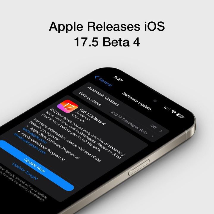 evilonline's tweet image. Apple Released iOS 17.5 Beta 4 which brings some of these features:
- Installing Apps from the web (EU only).
- Default Marketplace Selector (EU Only).
- Ability to disable App Install Confirmation for each App Marketplace (EU only).
- Color changing Podcasts widget.
#iOS17beta…