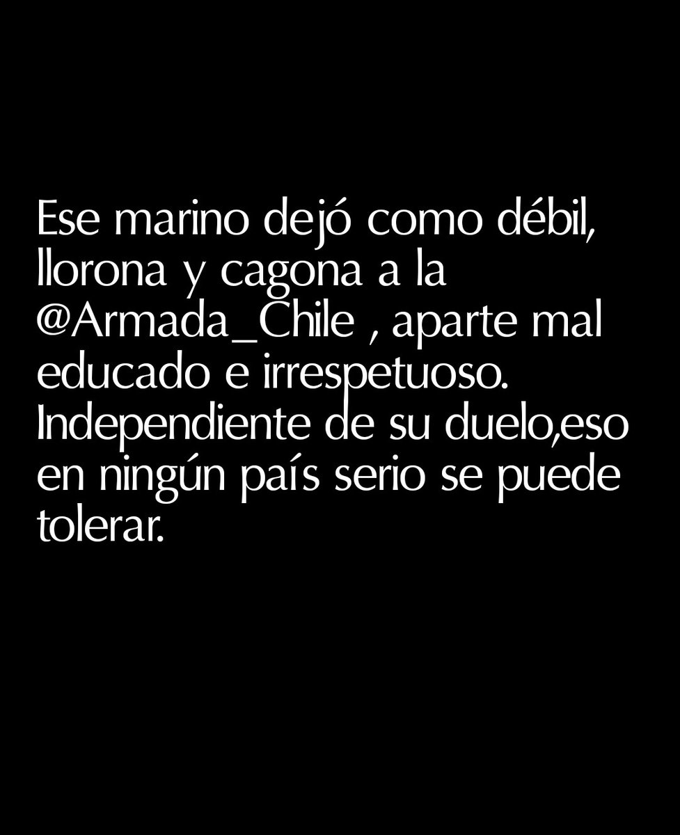 @Armada_Chile #Vergüenza Presidente de la República @GabrielBoric @Mayafernandeza Marino