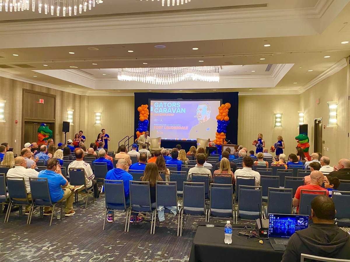 We’re still reflecting on the fun conversations last night in Ft Lauderdale with Gators Fans and @GatorsFB @coach_bnapier! Thank you for your incredible support Gators! #NIL #GatorNation