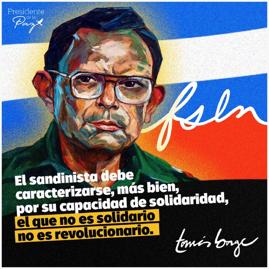 El Sandinista ❤️🖤 se caracteriza por su Solidaridad, trabajo por el Bien Común ✊🏻 ¡Comandante Tomás, seguimos fiel a nuestros Principios! #UnidosEnVictorias 🇳🇮 #SoberaniayDignidadNacional @Nbalmaceda2 @FloryCantoX @QuenriM