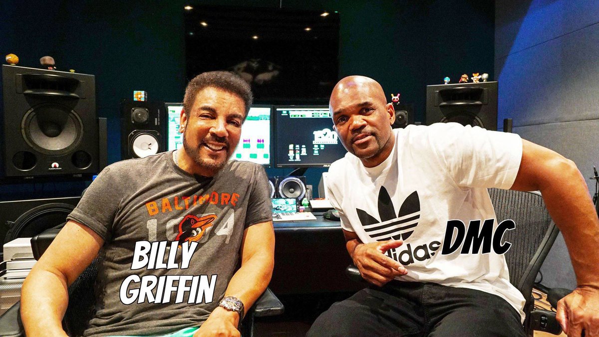 DARRYL McDANIELS OF 'RUN DMC' AND BILLY GRIFFIN.
'Bruh, let's do a song together?'
#rundmc #billygriffin