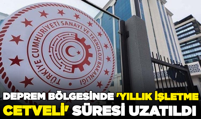 Deprem bölgesinde 'Yıllık İşletme Cetveli' süresi uzatıldı
 nobetcigazete.com/deprem-bolgesi… 
#haberler #gündem #deprembölgesi