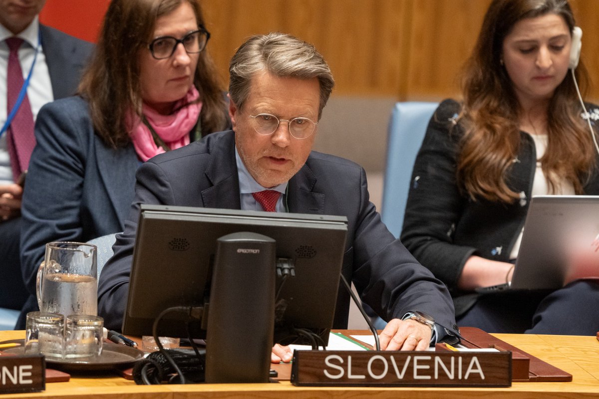 At #UNSC mtg on BiH Slovenia warned that #UNSC should not give platform to an alternative political narrative but focus on upholding Dayton Agreement & the work of the High Representative. 🇸🇮 stands firm behind the 🇪🇺 future for BiH as the only way to secure its peace & stability