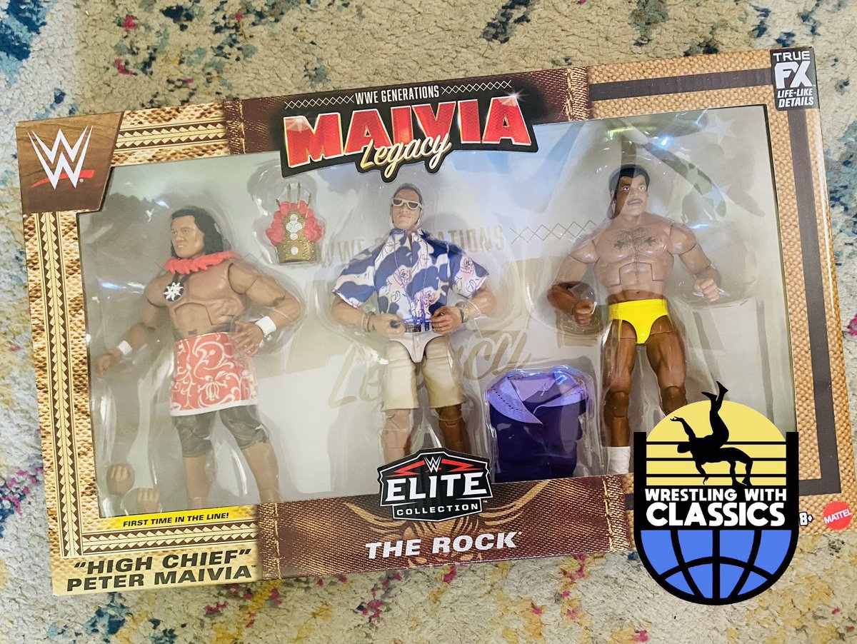 Finally grabbed @Mattel @WWE #Generations #MaiviaLegacy 3 pack, a @Walmart exclusive. I hope this line continues, it’s all about the Legends.  #wwemattel #wweelitesquad #wwefigures #wrestlefigs #figlife #maivia #johnson #therock #legacywrestling #prowrestling #oldschoolwrestling…