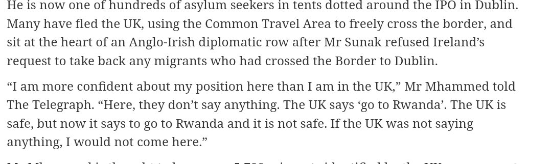 🇮🇪🚨 Illegal migrant interviewed today in Ireland openly admitted that they are arriving in Ireland from the UK because the Irish government 'don't say anything' Illegal migrants from Egypt, Sri-Lanka & other countries were interviewed Article 👇 archive.ph/vnf0A