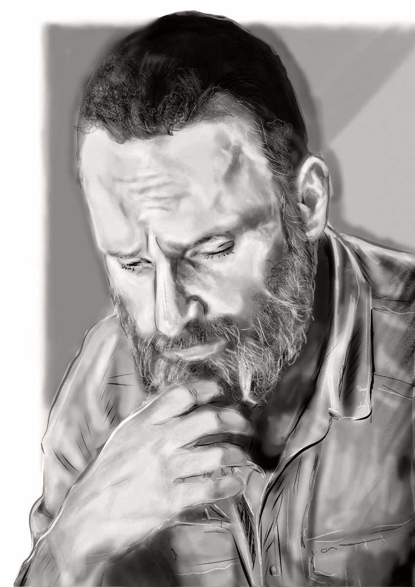 Just a drawing of the legendary Rick Grimes 🎨😁

#fanart #RickGrimes #twdfamily #TWD