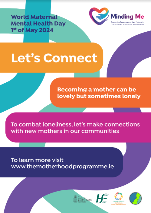 Today, Wednesday, May 1, is World Maternal Mental Health Day and in Ireland, some of the events marking the occasion include a special Minding Me Dublin South, Kildare and West Wicklow (DSKWW) Let's Connect campaign. Get the full details here: westbewell.ie/2024/04/30/may…