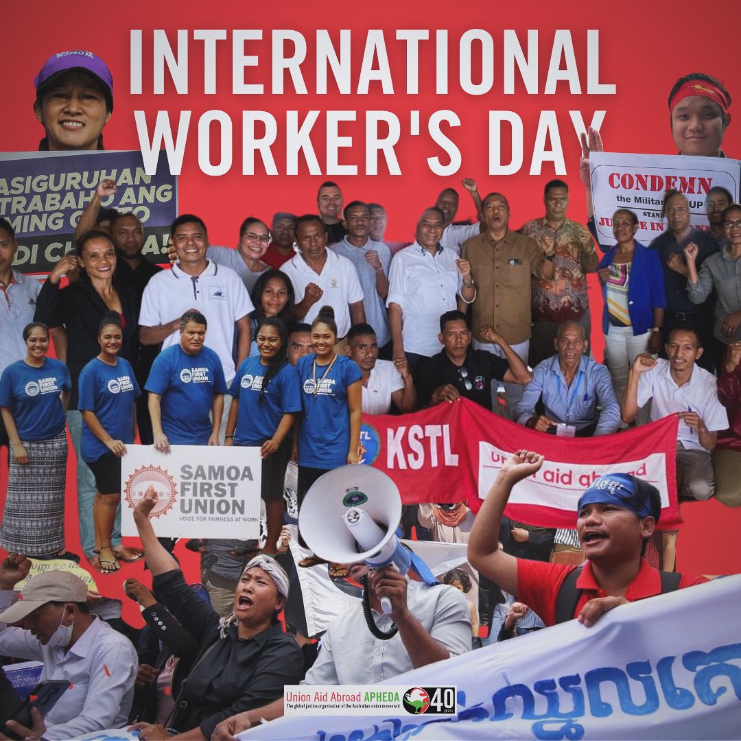 ✊International Workers’ Day it’s all about workers’ solidarity. We remember the struggles of workers across the world as we’re standing together with over 23 unions and labour groups abroad to keep building global union power. United we’re stronger! #MayDay