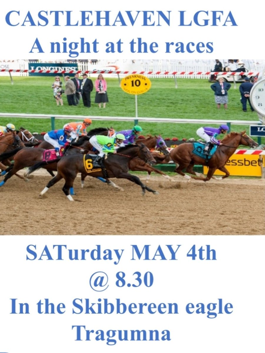 CastlehavenGAA's tweet photo. Castlehaven Ladies Football are hosting a fantastic fundraiser for the club . All funds raised will benefit all age groups from Nursery to Senior . Join the excitement and place a bet on Saturday 4th May in the Skibbereen Eagle in Tragumna ! Everyone Welcome 💙🤍💙🤍 https://t.co/6NtYJmCSVQ