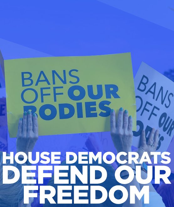 People, not politicians, must have the power and right to make their own health care decisions. House Democrats are standing with @POTUS in our fight to restore every Americans’ reproductive freedoms, like access to abortion care, birth control, and essential fertility services.