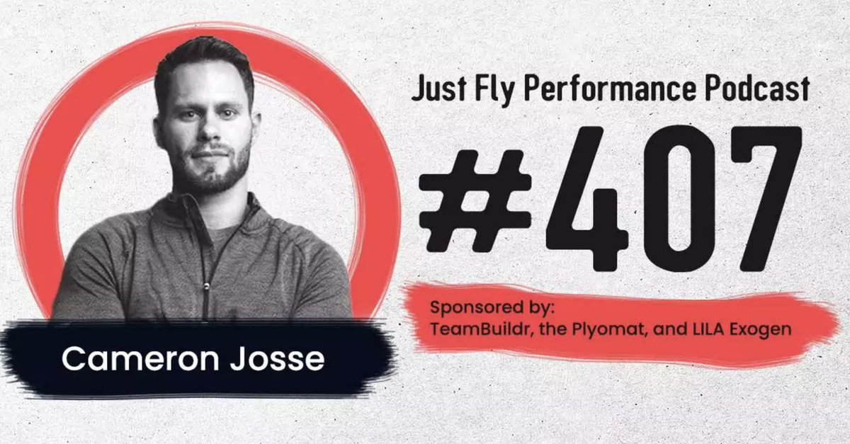 Thank you @JustFlySports for having me back on the show! Good discussion on position-specific sprint training for 🏈, lifting for speed, appreciating the CNS & more. just-fly-sports.com/podcast-407/