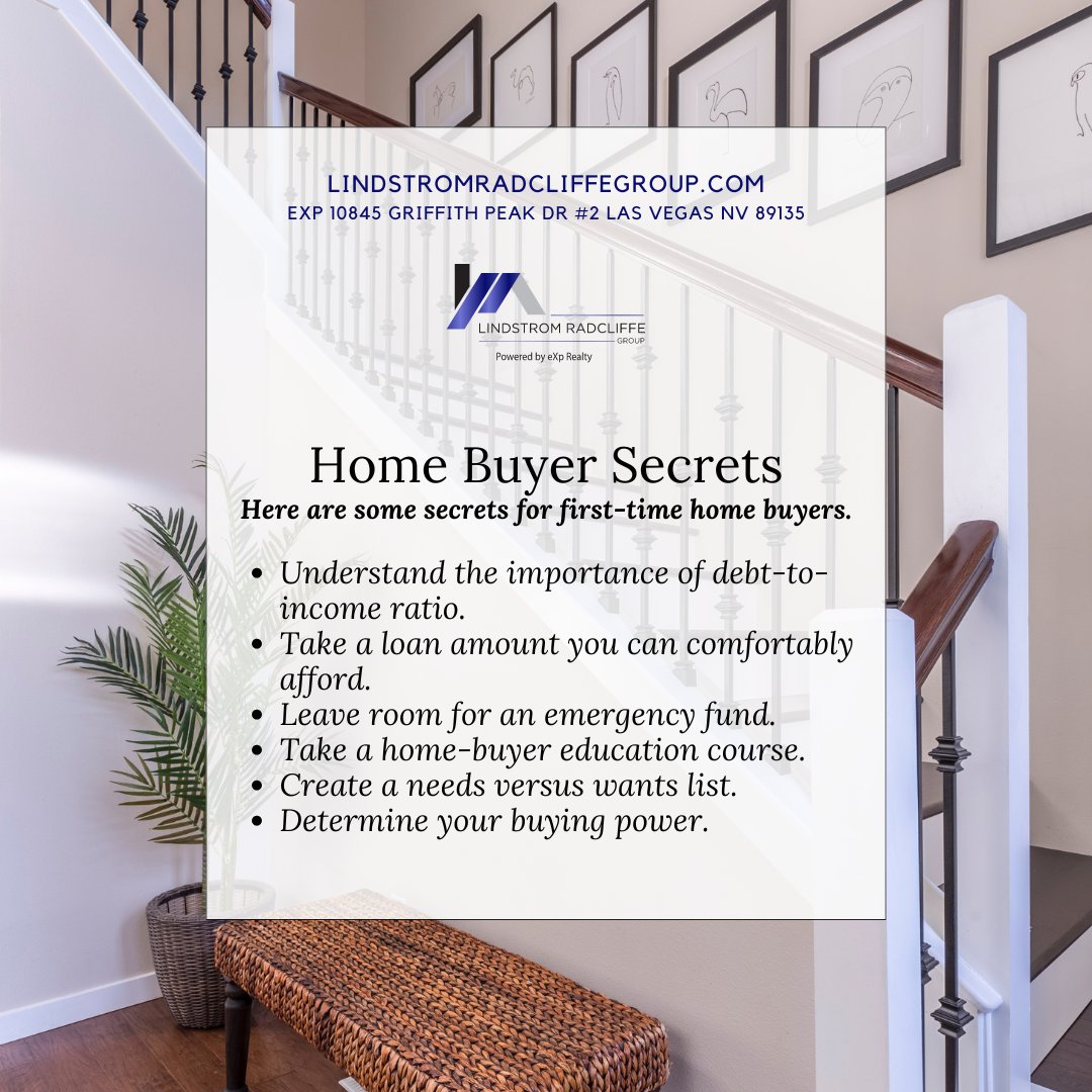 Looking for Home Buyer Secrets?
Looking for more? Call me.
LindstromRadcliffeGroup.com
I'd love to earn the right to be your real estate guide and help you reach your real estate relocation and financial goals.
#LindstromRadcliffeGroup #LasVegasRealtor #HendersonRealtor #ExpRealty