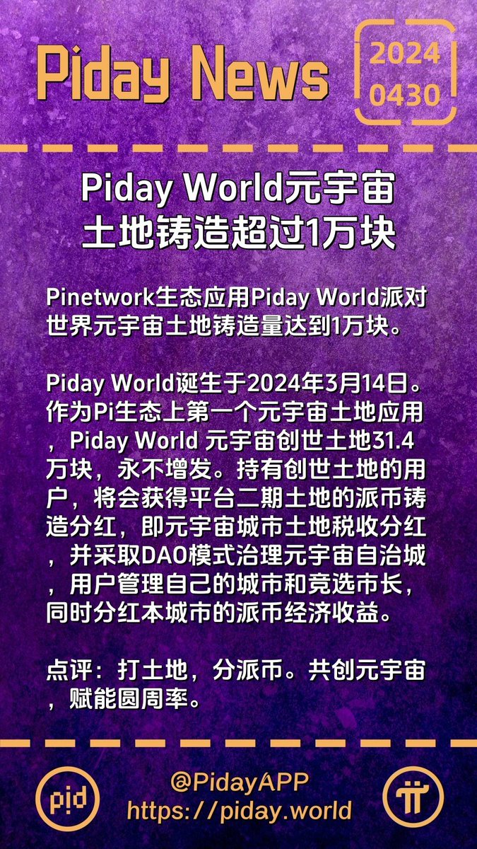 太棒啦！这是Piday 的一次突破！！！
#piday #metaverse #pinews #pinetwork @ZiyangPi