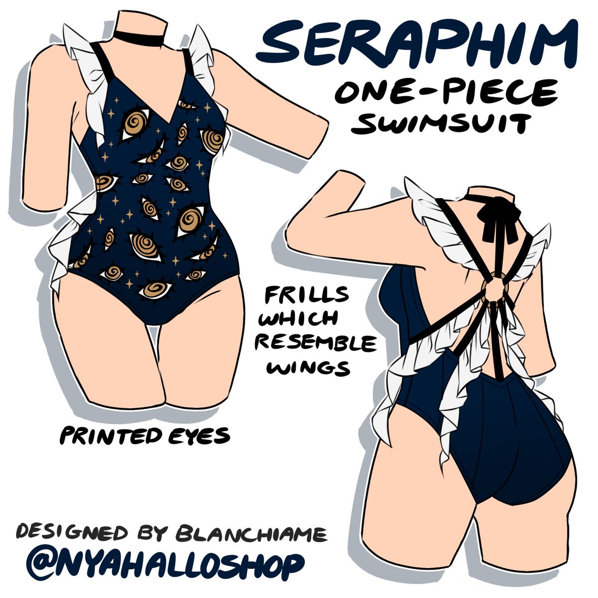 Seraphim swimsuit 👁️🪽