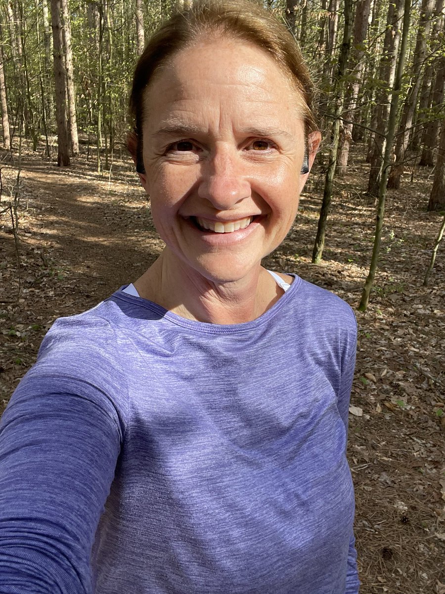 Evening miles for us in the trails and sun! I’d like to think the warm part of Spring is actually here. ☀️☀️🌸🌺🌳
#lucky
#chooseyou
#choosehappy