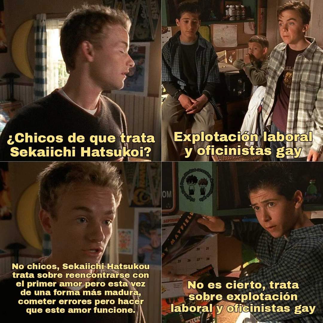 Los memes que uno encuentra por Facebook 🤣
#SekaiichiHatsukoi