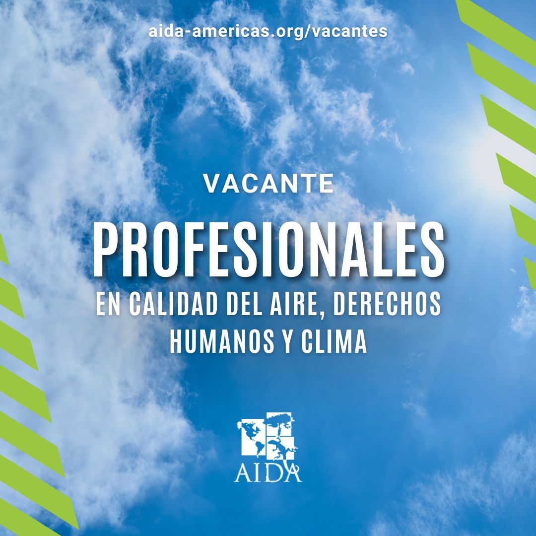 #VACANTE Buscamos a dos profesionales para apoyar nuestros programas de Derechos Humanos y Clima. 📚Con experiencia en derecho o ciencias ambientales 📌 Con residencia en América Latina Todos los detalles, requisitos y cómo postular: bit.ly/3xhePHP