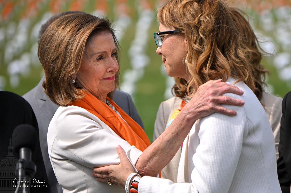 Thank you Gabby for your courage and inspiration to act on gun violence prevention. Proud to receive GIFFORDS’ endorsement for my re-election to Congress. -Nancy