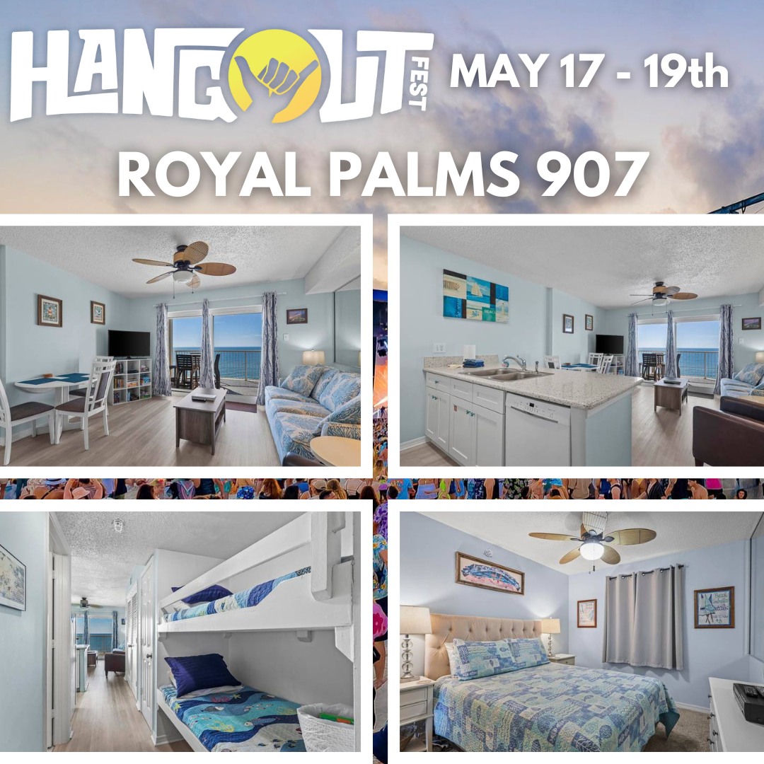Royal Palms 907 is available for the Hangout Music Festival from May 17-19th! Book now at benderrealty.com/alabama-gulf-c…

#Alabama #CoastalLuxury #GulfCoast #GulfShores #GoodTimes #GreatMemories #VacayVibes
#TheHangout #VacationRental #AlabamaVacation #LoneWolfProperties