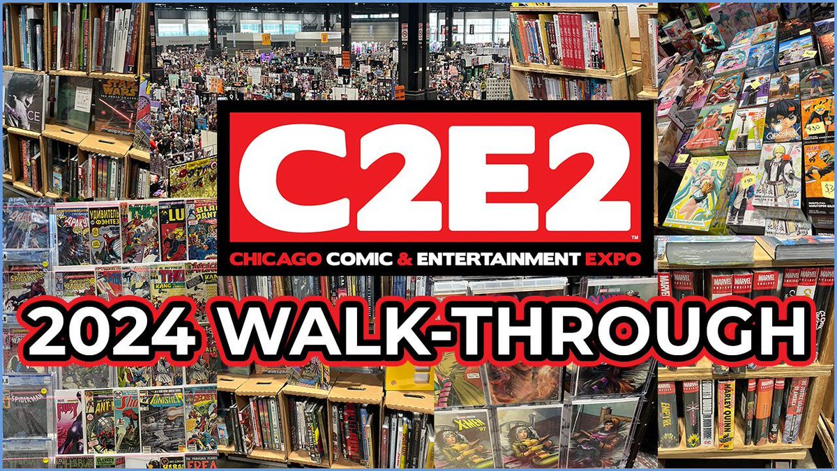 The Uncanny Omar spent the weekend at @C2E2 and you KNOW he came back with some footage in the grand NMC tradition! So, if you weren’t at C2E2 you can check out this walk through and see what you missed: bit.ly/44k6T59 #comics #comicbooks #graphicnovels #manga