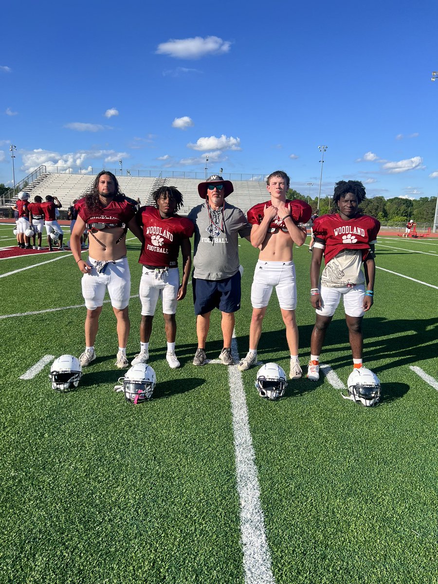 Woodland Wildcat Spring Practice; Day 2 Players of the Day…Josh McBroom, Isaiah Livsey, Traver Groves, Keve Porter #ChasingGreatness #DareToBeGreat