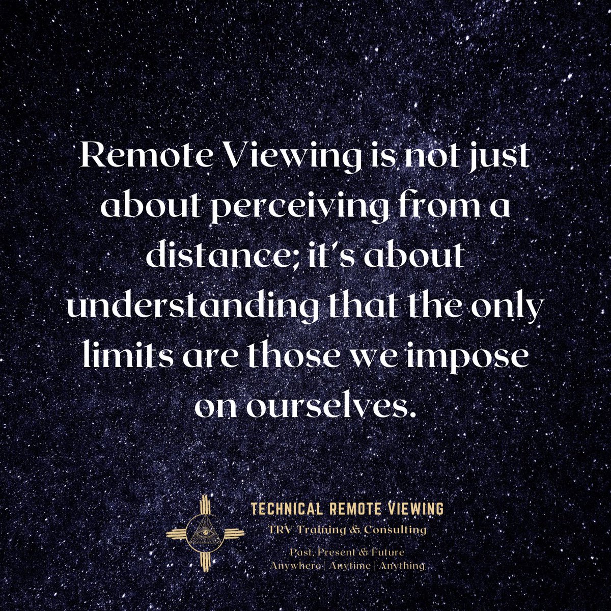 No matter what you think you are... you are always more than that!
No matter what you think Remote Viewing is... it's always more than that!
TRV - There are NO SECRETS!!!
#remoteviewing #remoteviewer #personaldevelopment #Psychic