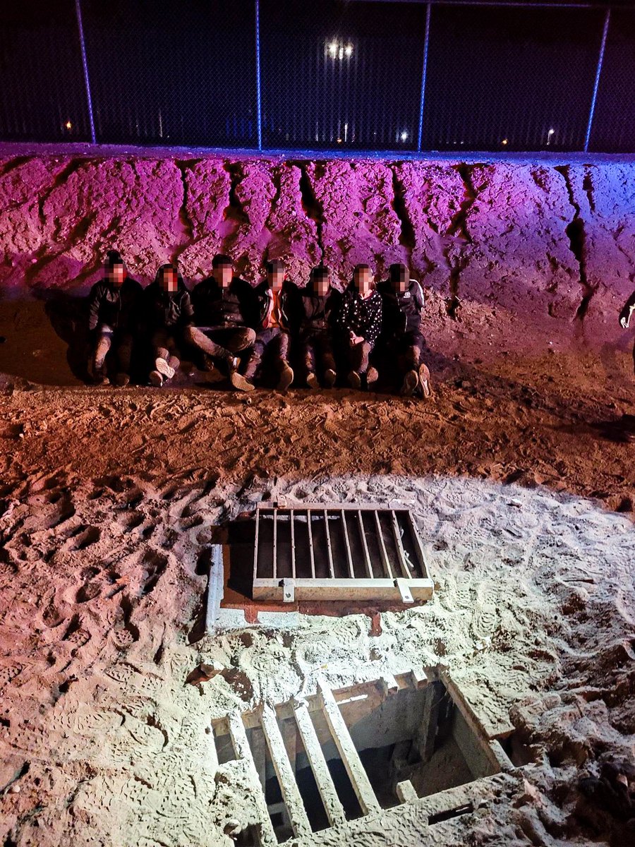 Check out this late-night action shot! The Border Patrol Confined Space Entry Team intercepted a dangerous smuggling operation in El Paso's storm drains. Smugglers exploiting this system pose severe dangers to migrants and law enforcement alike. #elpaso #elpasotx #borderpatrol