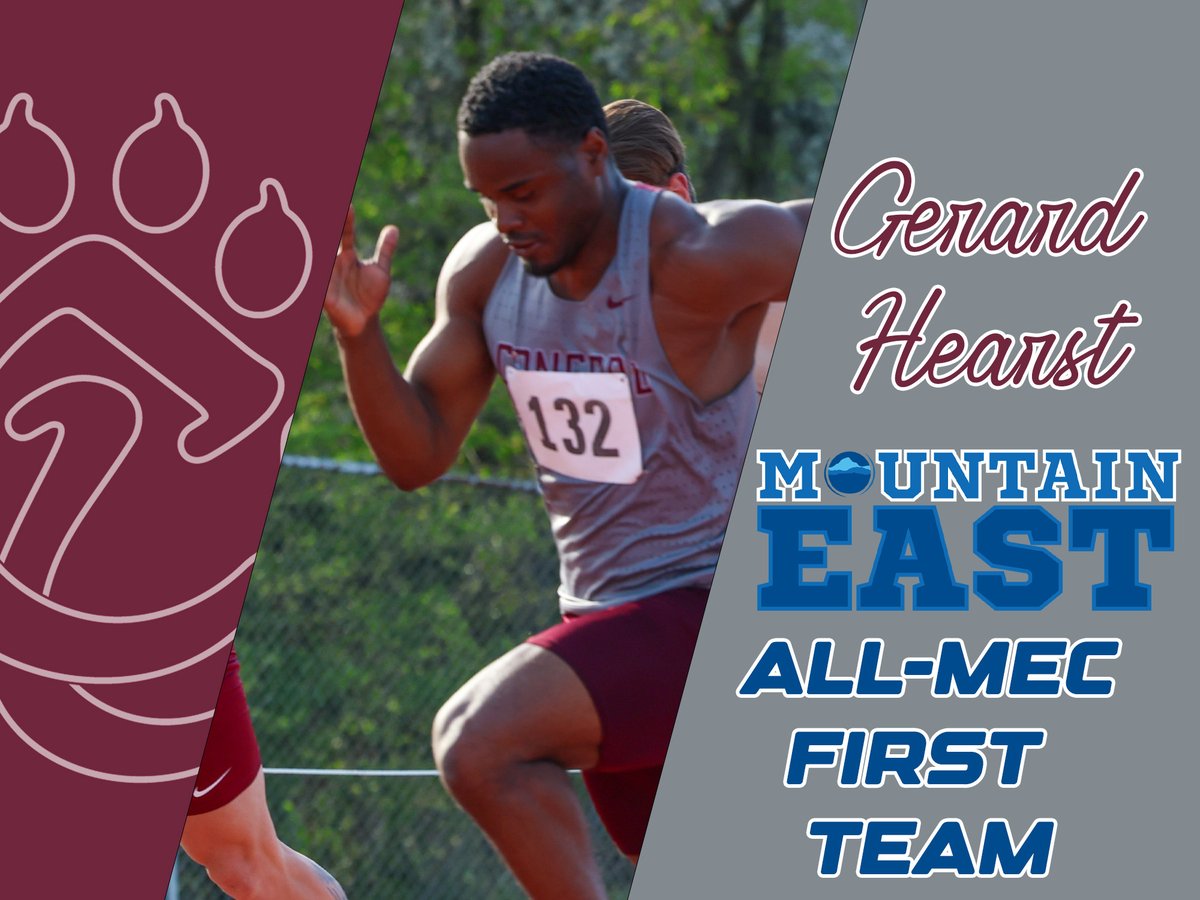 .@cu_xctf's Gerard Hearst earns the title of the MEC's fastest man in 2024 as he wins the 100-meter dash in 10.63 seconds and garners All-MEC First Team