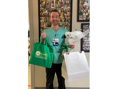 Congratulations to our latest DAISY Award winner, Brooks Walker. Brooks was recognized for his extraordinary clinical skills and compassionate care. Well done! @DAISY4Nurses