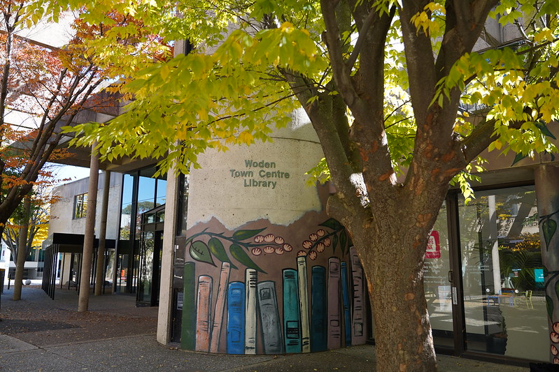 Woden library will be temporarily closed from Wednesday 8 May to mid-August 2024 for significant upgrade works. Return chute will remain open. From Monday 13 May a pop-up library will be open at 26 Corinna Street Phillip. For more information visit library.act.gov.au/whats-new/what…