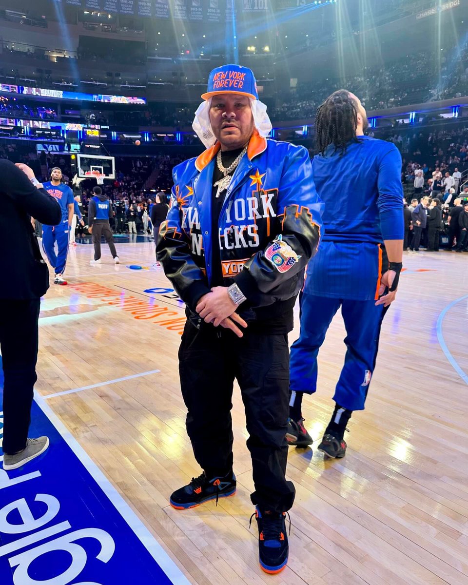 Fat Joe at the New York Knicks game