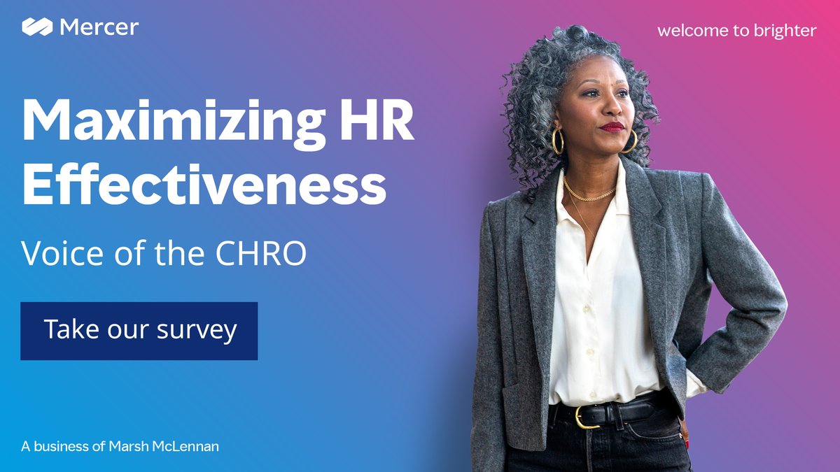 Take our survey to help us understand the challenges and opportunities faced by HR #leadership in the face of change, and the increasing value #HR is expected to provide, with the help and impact of #AI. bit.ly/3Wmqy2h #CHRO