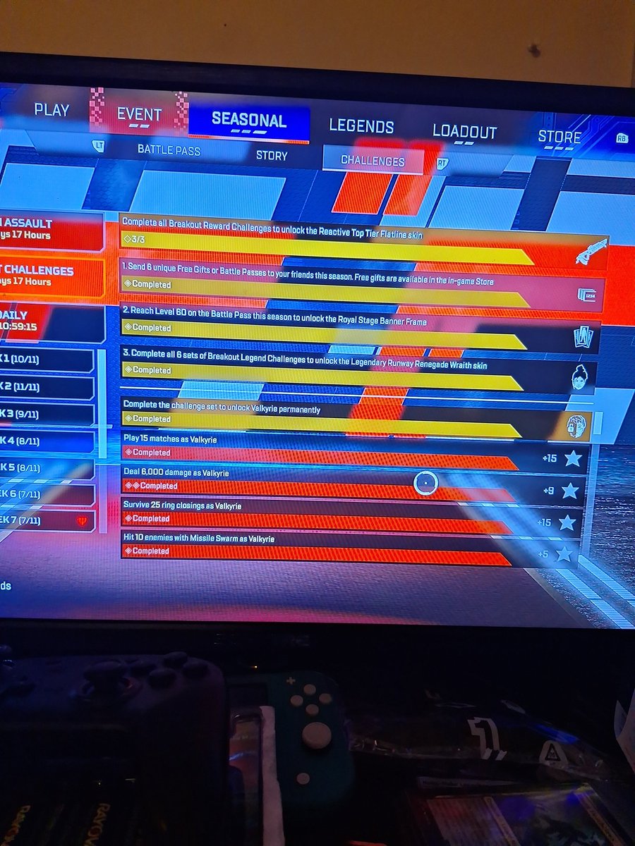 AnalougeActive's tweet photo. @Respawn I have finished the breakout challenges, but I'm not able to unlock the Flatline skin. https://t.co/r9oH6XYxDh