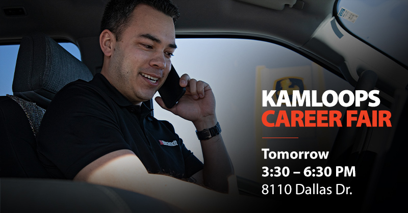 Tomorrow’s the day! Our Kamloops Career Fair goes from 3:30 – 6:30 p.m., and we’ve got room for you! We’re hiring service techs, salespeople, parts professionals, and more. Visit ow.ly/Z59750Rt0m8 to register.

#Kamloops #BC #hiring  #careerfair #jobhunting