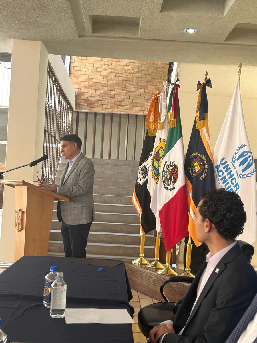 Termina hoy el taller de Derecho Internacional, organizado por <a href="/UAdeC/">@UAdeC</a> y <a href="/AcnurMexico/">ACNUR México</a>. Valoro profundamente el intercambio de conocimientos. Participaron también jóvenes refugiadxs que nos recuerdan que todxs podemos construir un mundo más solidario para no dejar a nadie atrás. 🌎