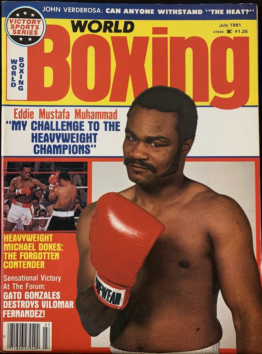 #HBD Eddie Mustafa Muhammad, born Eddie Gregory on April 30, 1952 in Brooklyn, NY. WBA Light Heavyweight Champion, 1980-81.