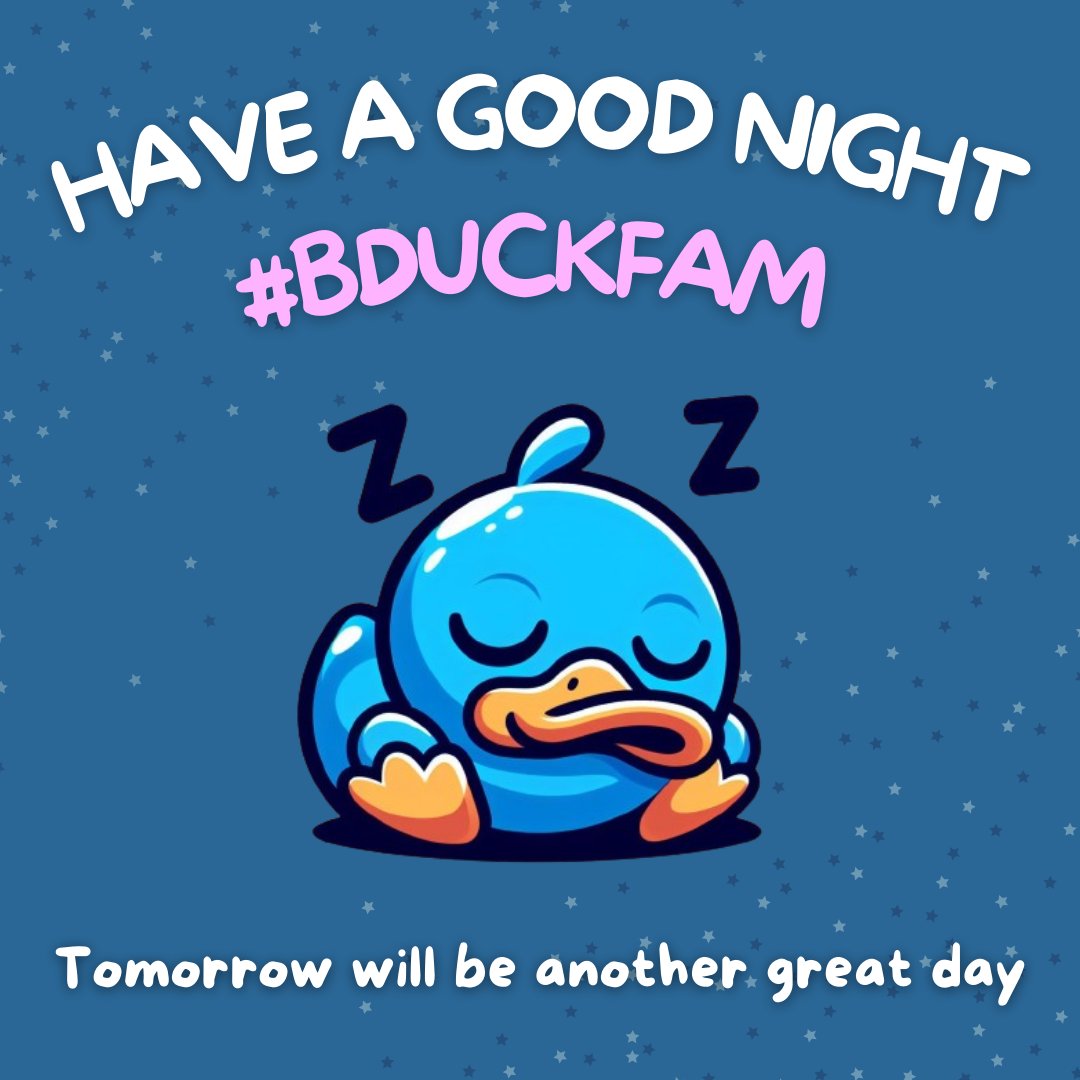 Sleep tight, my little ducklings 😴🦆 #BDUCKFAM #BlueduckFAM