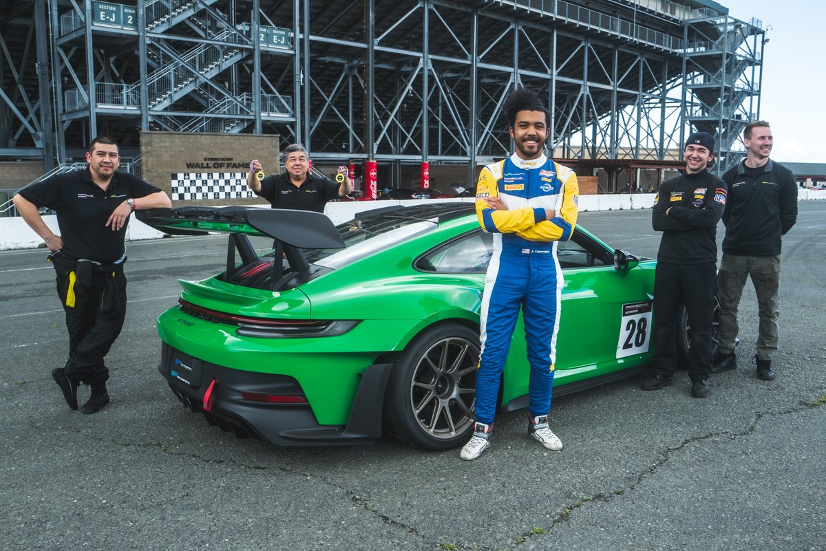ForgelineWheels's tweet image. Another #laprecord on Forgeline! A big congrats to Jaden Conwright and the team at SP Motorsports for setting a groundbreaking production car lap record of 1:36.87 at Sonoma Raceway! Jaden’s SPM-Spec #Porsche #911GT3RS was prepared by SP Motorsports with a list of effective