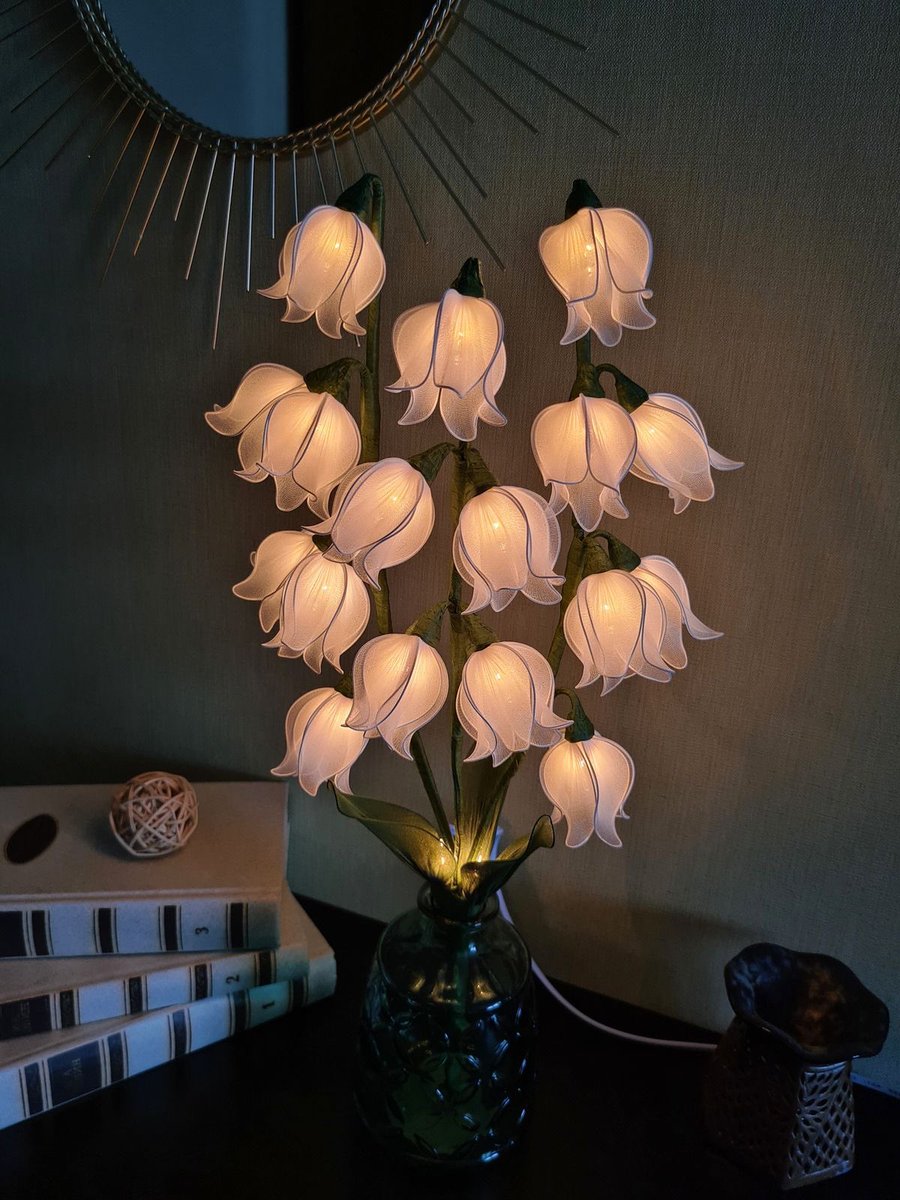 Lilies of the valley lamp