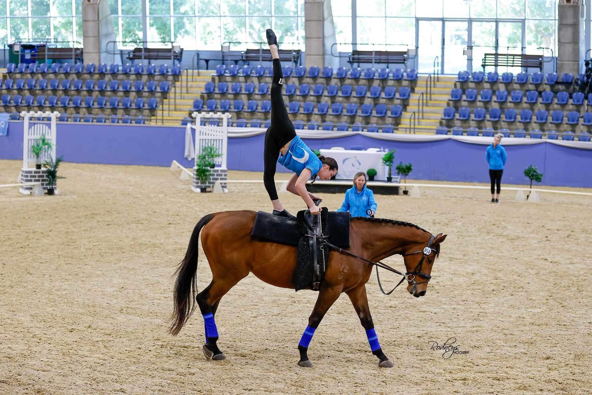 Australian Vaulting Titles. She’s on a thoroughbred! 👌🏼👌🏼🥰🥰🥰🥰