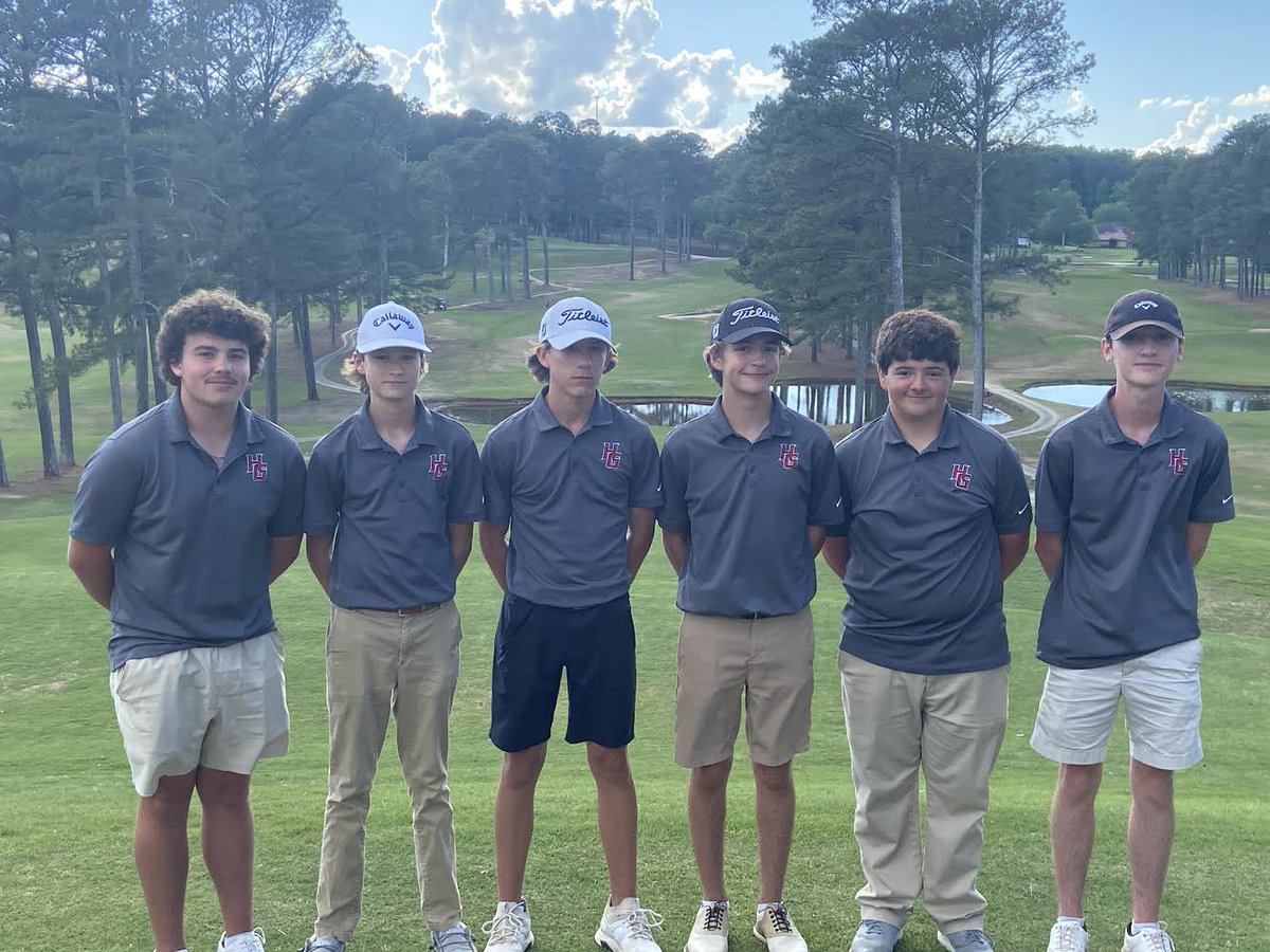 OUR Trojan golfers came up short finishing 6th - 6A Section 4 is one of the best regions in the state for boys golf - we are proud of them!  A team of all Sophomores and Freshman so the future looks bright 😎 @HazelGreenHigh #TrojanPride