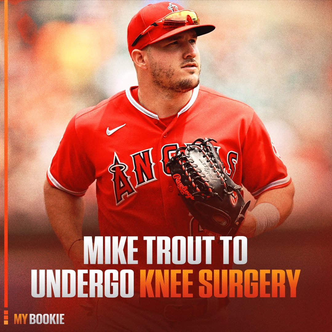 Mike Trout has a torn meniscus in his left knee and will need surgery😳🔥 There is no timetable for his return😳